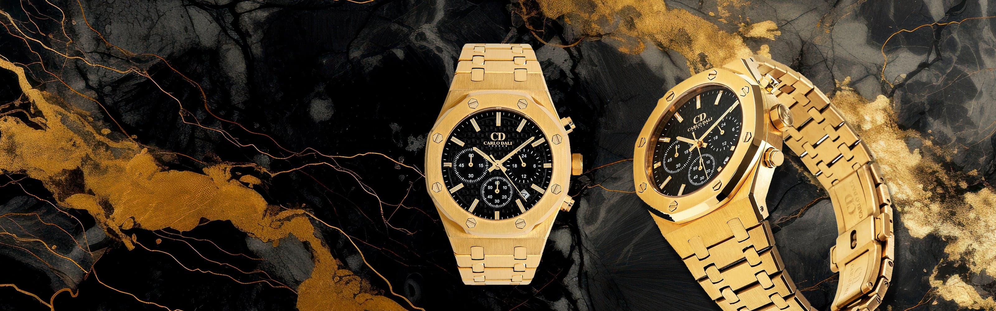 CRONOGRAF GOLD, BLACK