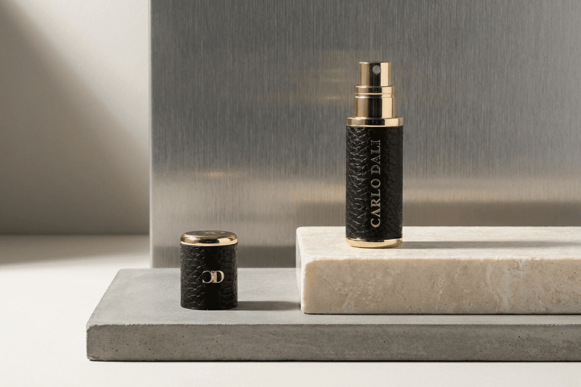CARLO DALI "QUINTESSENCE" | Luxury Leather Travel Perfume Dispenser (5ml) thumbnail 15