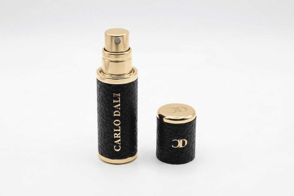 CARLO DALI "QUINTESSENCE" | Luxury Leather Travel Perfume Dispenser (5ml) thumbnail 2