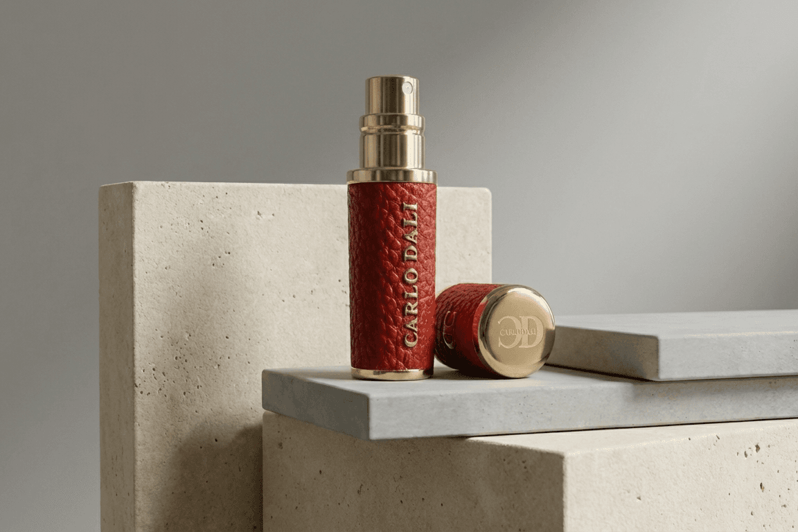 CARLO DALI "QUINTESSENCE" | Luxury Leather Travel Perfume Dispenser (5ml) thumbnail 5