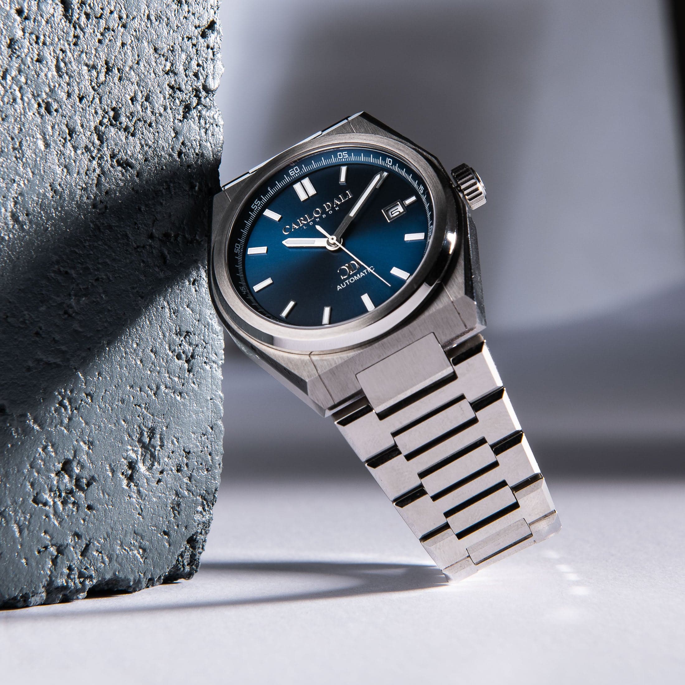 "1888 automatic" BLACK, SILVER & BLUE METAL WATCH thumbnail 2