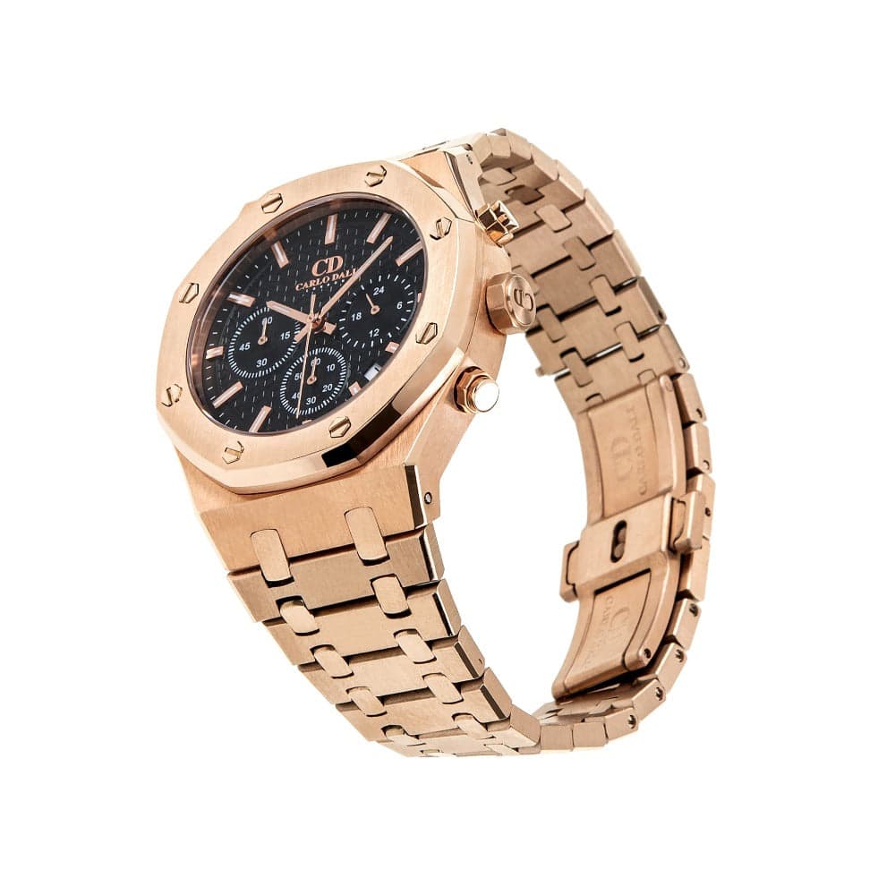 Royal Chronograph Rose Gold, Black Watch thumbnail 2