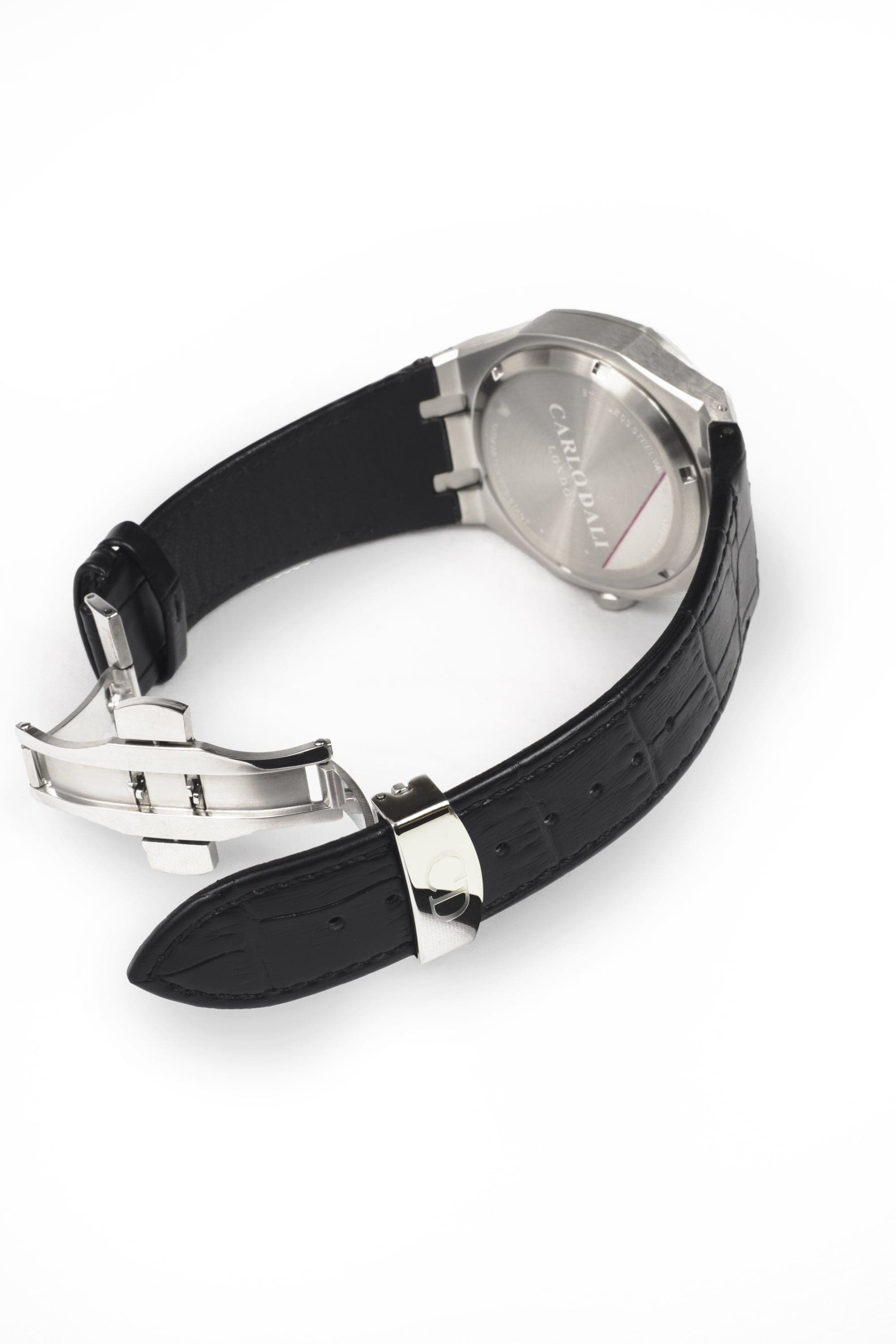 Classic Fusion Black Leather Strap Watch thumbnail 2