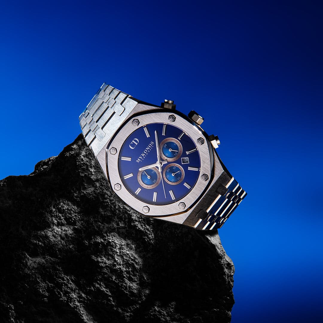 MYKONOS CHRONOGRAPH METAL BLUE LIMITED Wrist Watch thumbnail 2